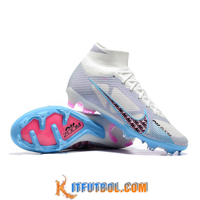 Nike Botas De Fútbol Air Zoom Mercurial Superfly IX Elite FG Blanco