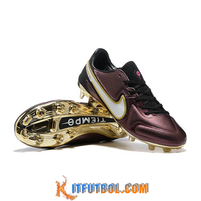 Nike Botas De Fútbol Tiempo Legend 9FG Marrón