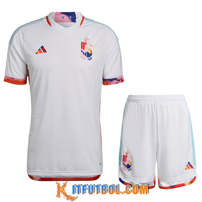 Camisetas De Futbol Bélgica Segunda + Cortos 2022/2023