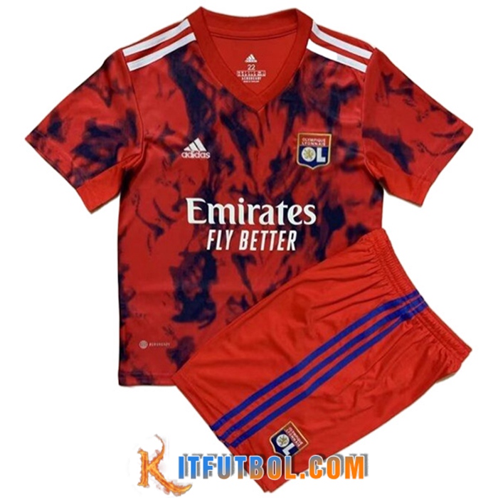 Nueva Camisetas De Futbol Lyon Ninos Tercera 2022/2023