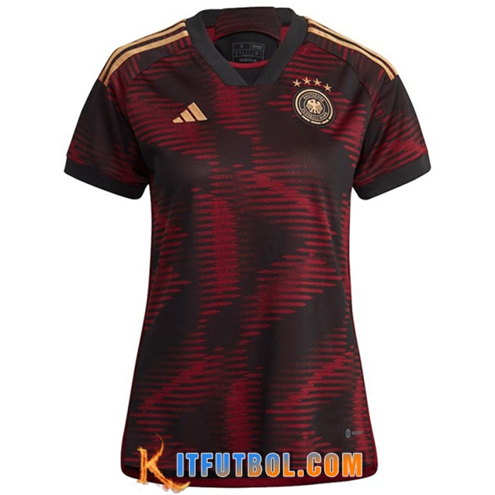 Camisetas De Futbol Alemania Mujer Segunda 2022/2023