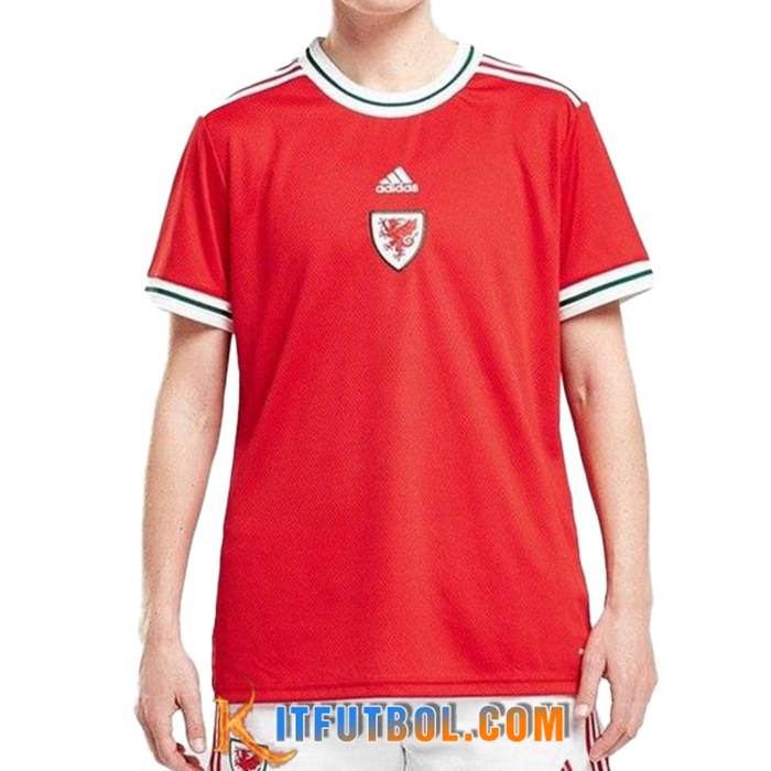Camisetas De Futbol Gales Mujer Primera 2022/2023