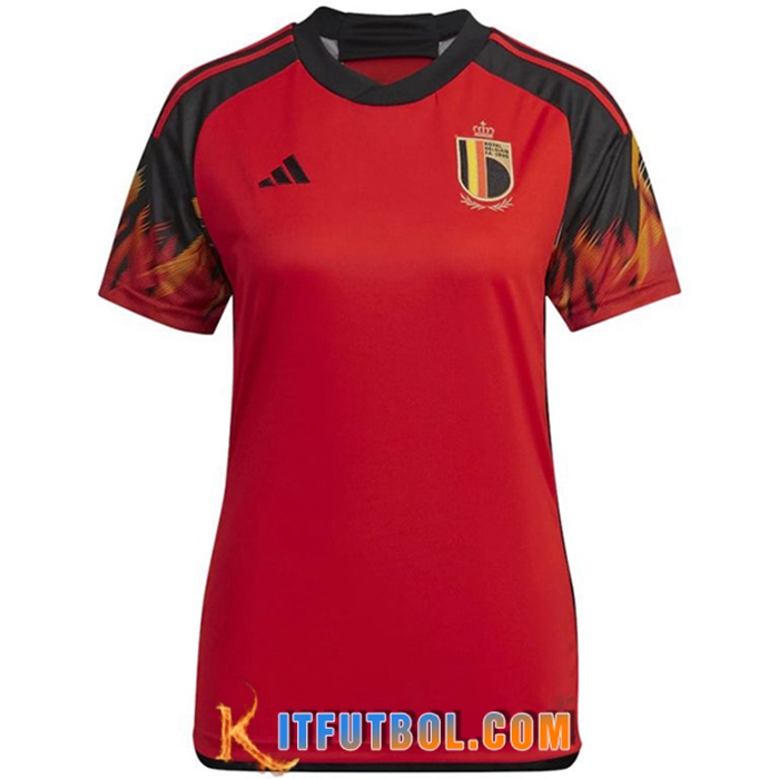Camisetas De Futbol Bélgica Mujer Primera 2022/2023
