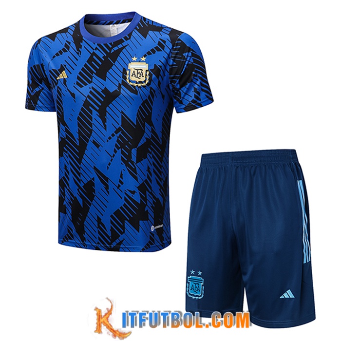Camiseta Entrenamiento + Cortos Argentina Azul 2022/2023