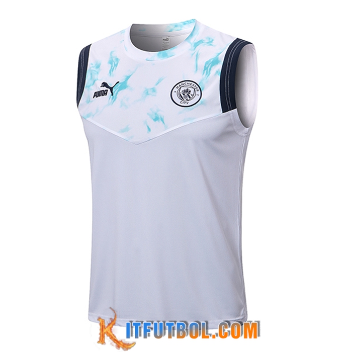 Chalecos De Futbol Manchester City Blanco 2022/2023