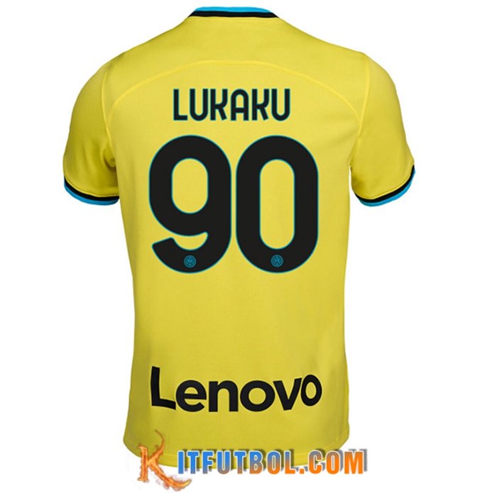 Camisetas De Futbol Inter Milan (LUKAKU #90) 2022/2023 Tercera