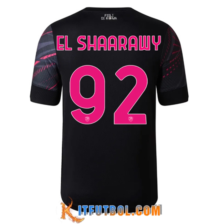 Camisetas De Futbol AS Roma (EL SHAARAWY #92) 2022/2023 Tercera