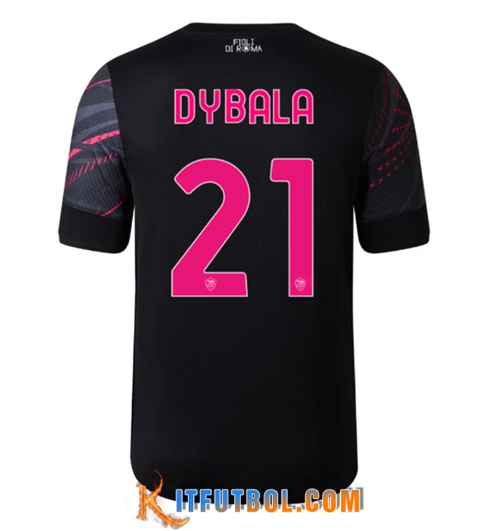 Camisetas De Futbol AS Roma (DYBALA #21) 2022/2023 Tercera