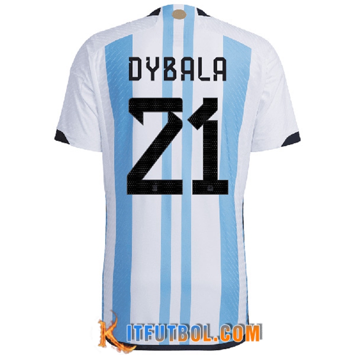 Camiseta Equipo Nacional Argentina (DYBALA #21) 2022/2023 Primera