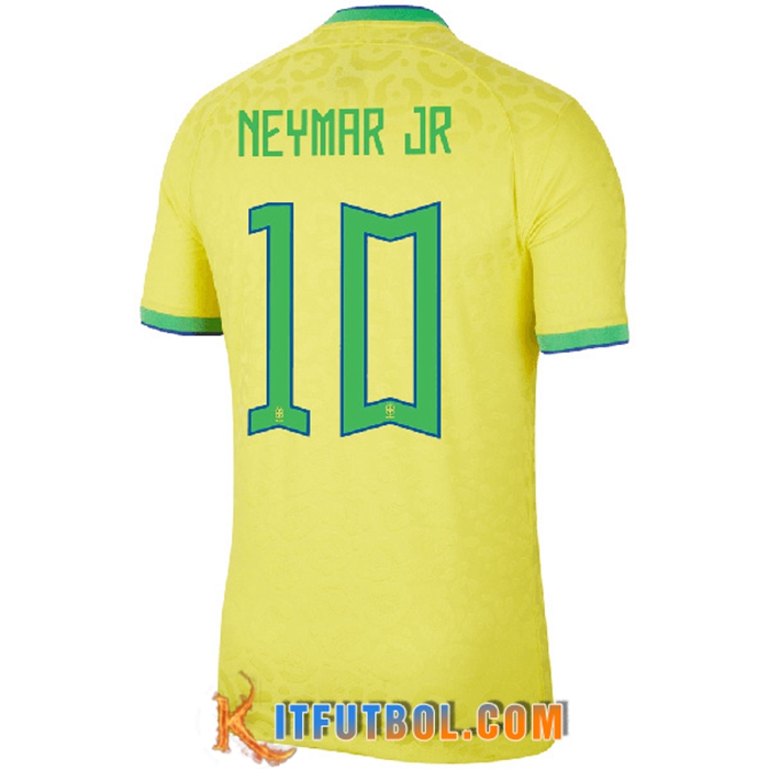 Camiseta Equipo Nacional Brasil (NEYMAR JR #10) 2022/2023 Primera