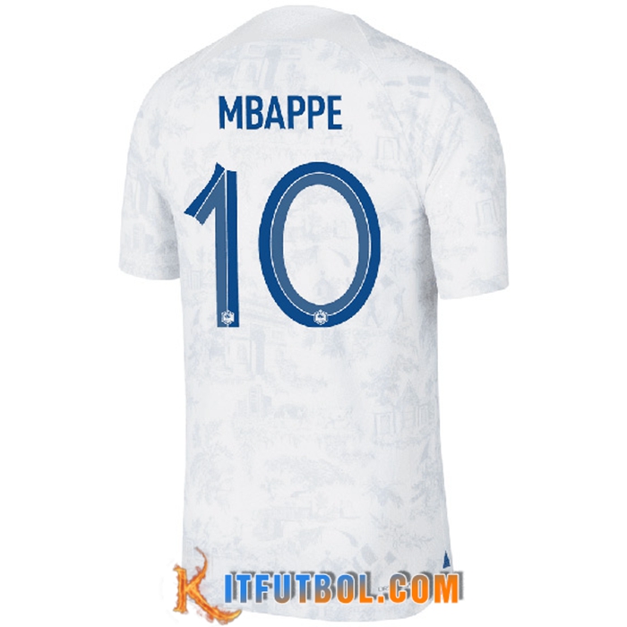 Camiseta Equipo Nacional Francia (MBAPPE #10) 2022/2023 Segunda
