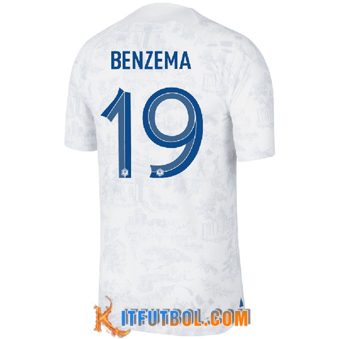 Camiseta Equipo Nacional Francia (BENZEMA #19) 2022/2023 Segunda