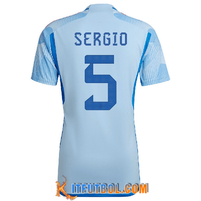 Camiseta Equipo Nacional España (SERGIO #5) 2022/2023 Segunda