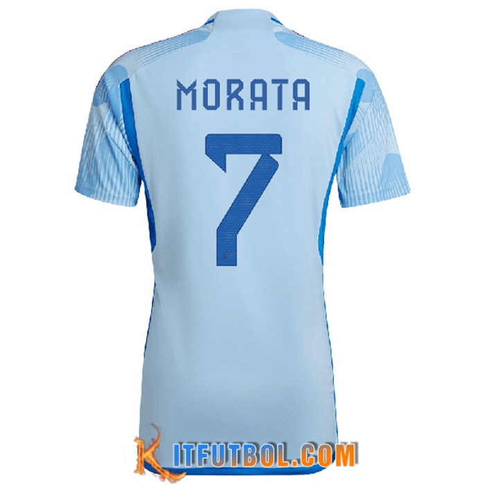 Camiseta Equipo Nacional España (MORATA #7) 2022/2023 Segunda