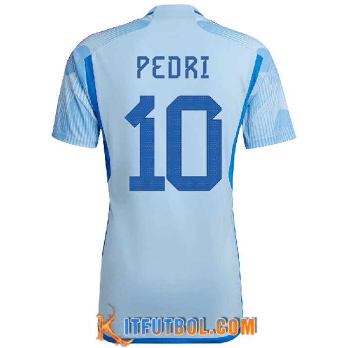 Camiseta Equipo Nacional España (PEDRI #10) 2022/2023 Segunda