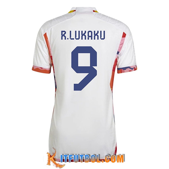Camiseta Equipo Nacional Bélgica (R.LUKAKU #9) 2022/2023 Segunda