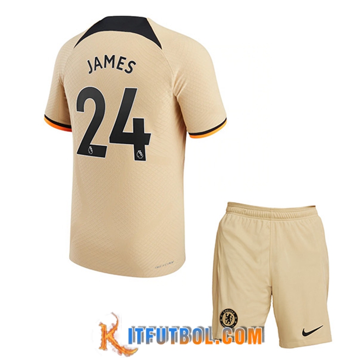 Camisetas De Futbol Chelsea (JAMES #24) Ninos Tercera 2022/2023