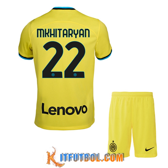 Camisetas De Futbol Inter Milan (MKHITARYAN #22) Ninos Segunda 2022/2023