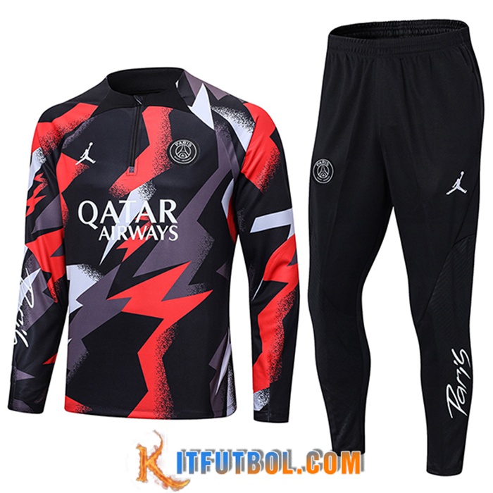 Chandal Equipos De Futbol Jordan PSG Rojo/Gris 2022/2023