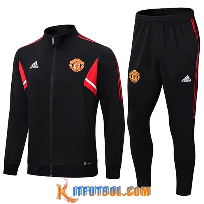Chandal Equipos De Futbol Manchester United Negro 2022/2023
