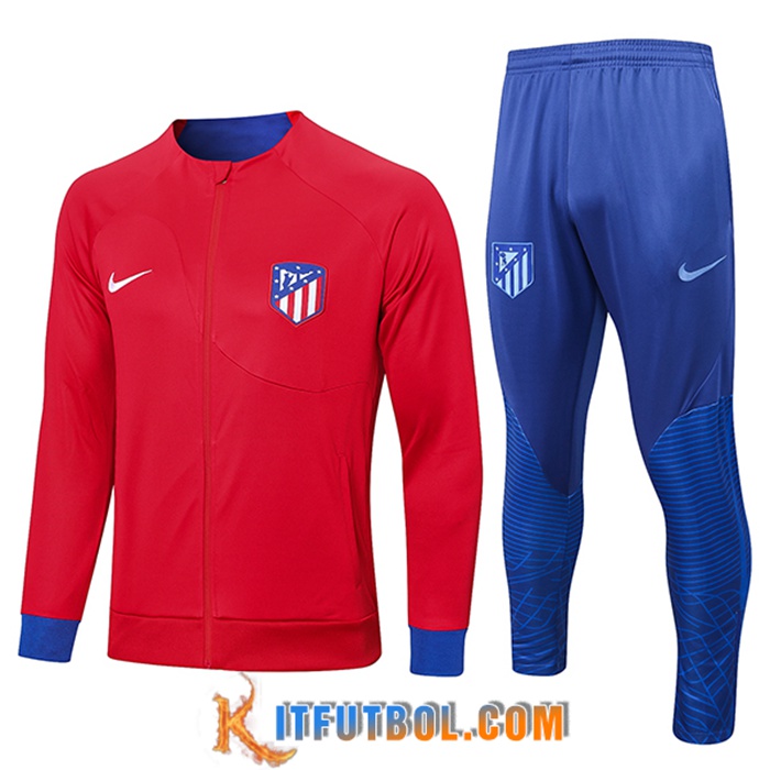 Chandal Equipos De Futbol - Chaqueta Atletico Madrid Rojo 2022/2023