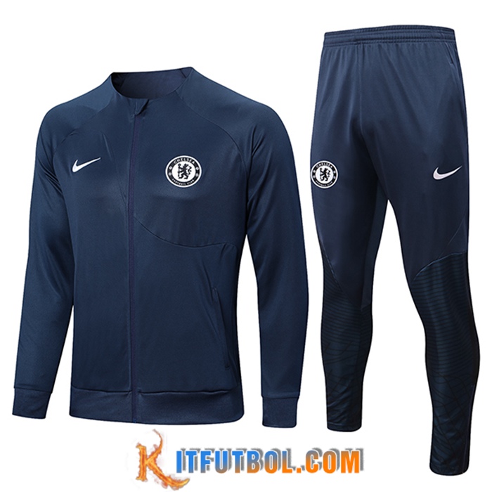 Chandal Equipos De Futbol - Chaqueta FC Chelsea Azul marino 2022/2023