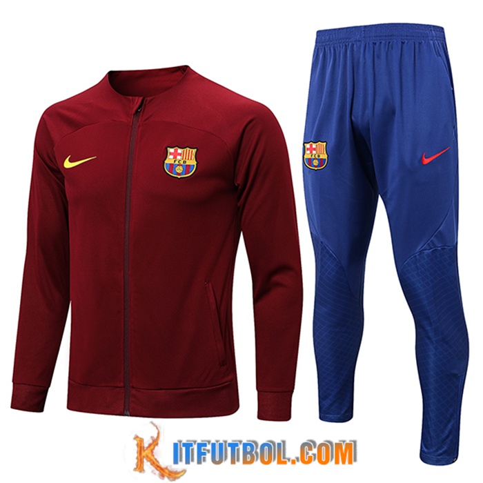 Chandal Equipos De Futbol - Chaqueta Barcelona Brun 2022/2023