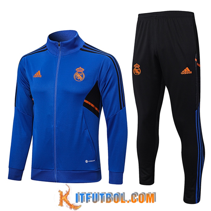 Chandal Equipos De Futbol - Chaqueta Real Madrid Azul 2022/2023