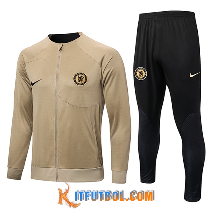 Chandal Equipos De Futbol - Chaqueta FC Chelsea Amarillo 2022/2023