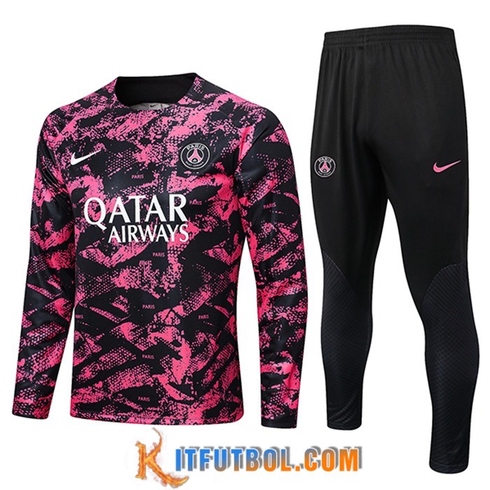 Chandal Equipos De Futbol PSG Negro/Rosa 2022/2023