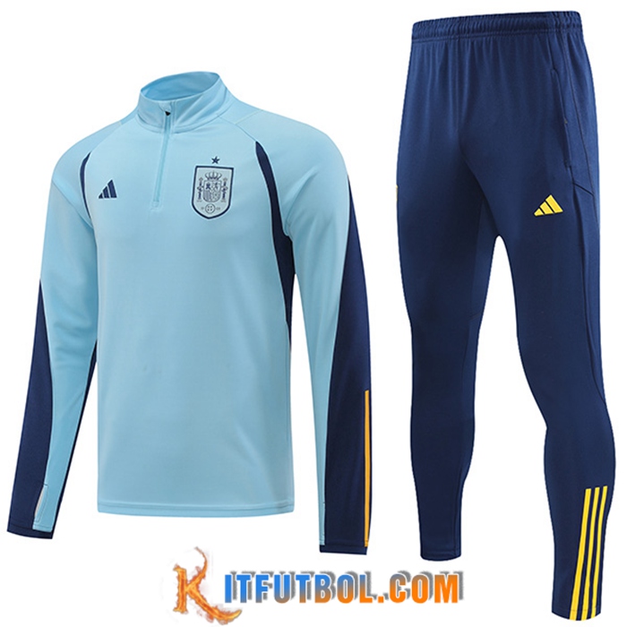 Chandal Equipos De Futbol España Azul Claro 2022/2023