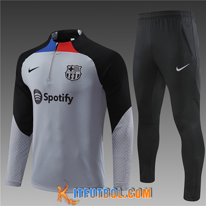 Chandal Equipos De Futbol FC Barcelona Enfant Gris 2022/2023