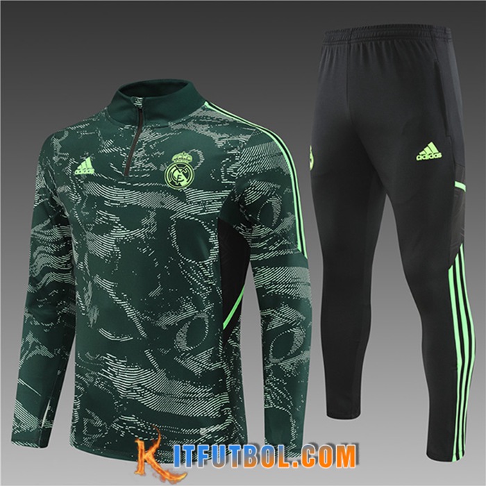 Chandal Equipos De Futbol Real Madrid Enfant color camuflaje 2022/2023