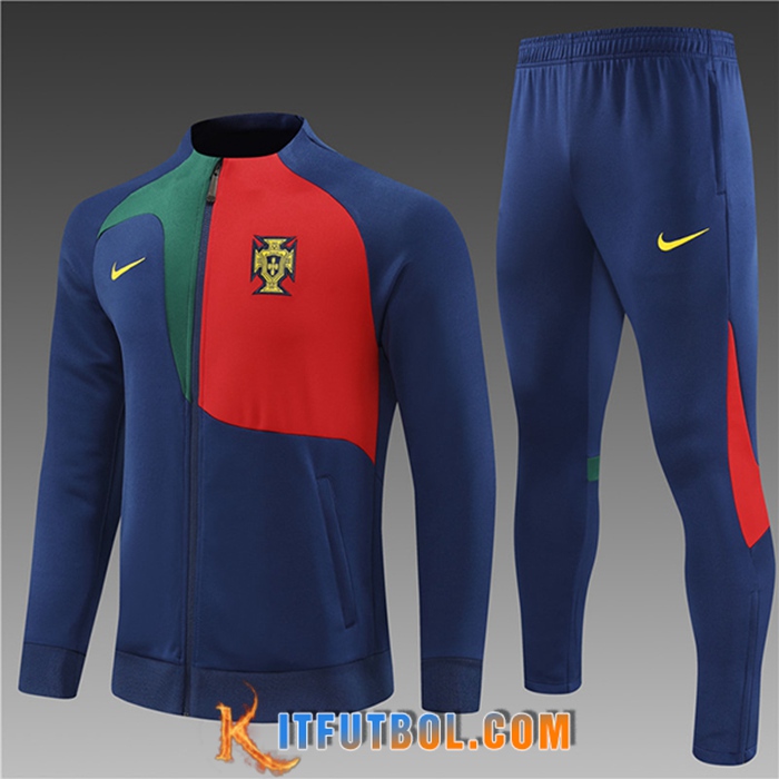 Chandal Equipos De Futbol - Chaqueta Portugal Enfant Azul marino 2022/2023