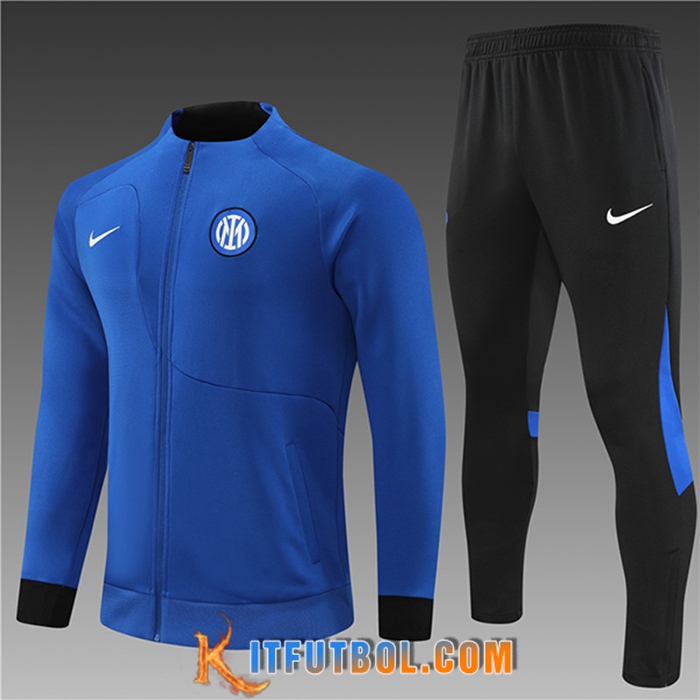 Chandal Equipos De Futbol - Chaqueta Inter Milan Enfant Azul 2022/2023