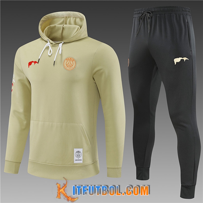 Chaqueta Con Capucha Chandal PSG Enfant Beige 2022/2023