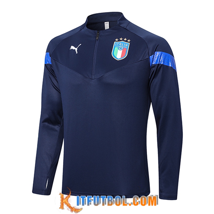 Sudadera De Entrenamiento Italia Azul marino 2022/2023