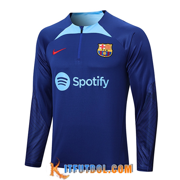 Sudadera De Entrenamiento FC Barcelona Azul 2022/2023