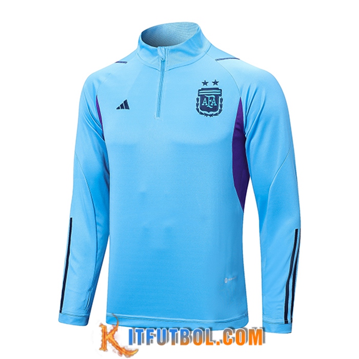 Sudadera De Entrenamiento Argentina Azul Claro 2022/2023