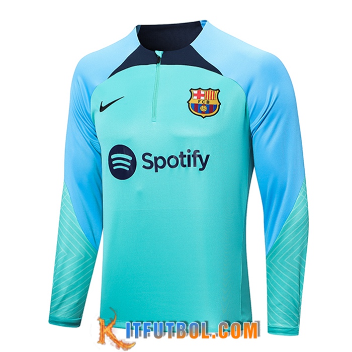 Sudadera De Entrenamiento FC Barcelona Verde 2022/2023