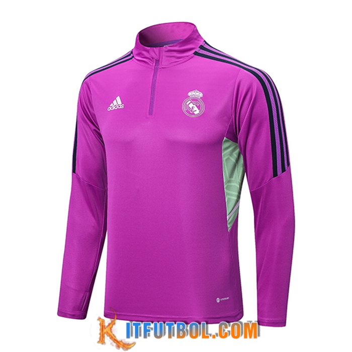 Sudadera De Entrenamiento Real Madrid Violeta 2022/2023