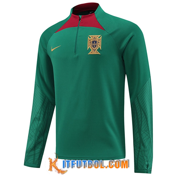 Sudadera De Entrenamiento Portugal Verde 2022/2023