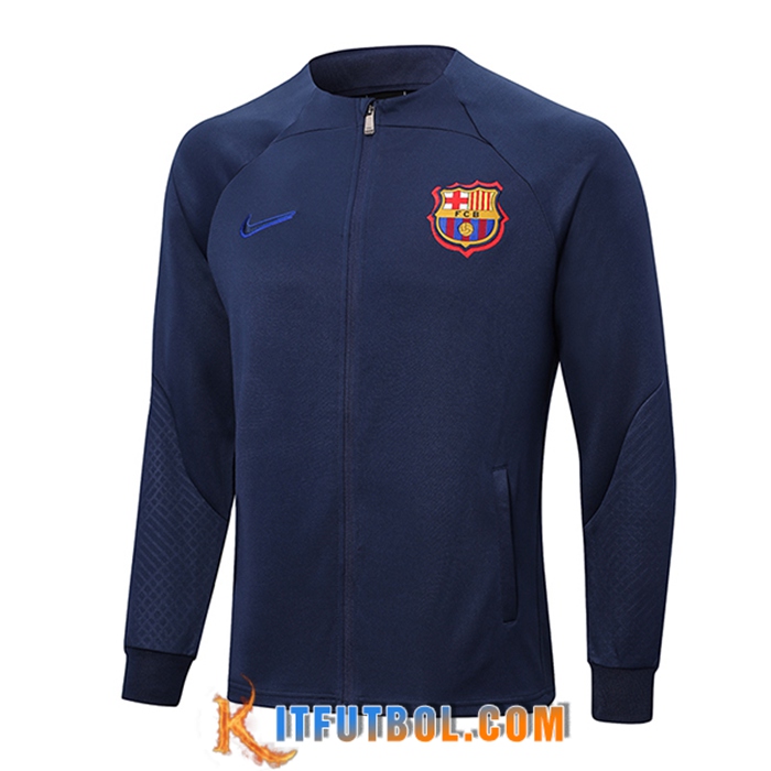 Chaquetas Futbol FC Barcelona Azul marino 2022/2023
