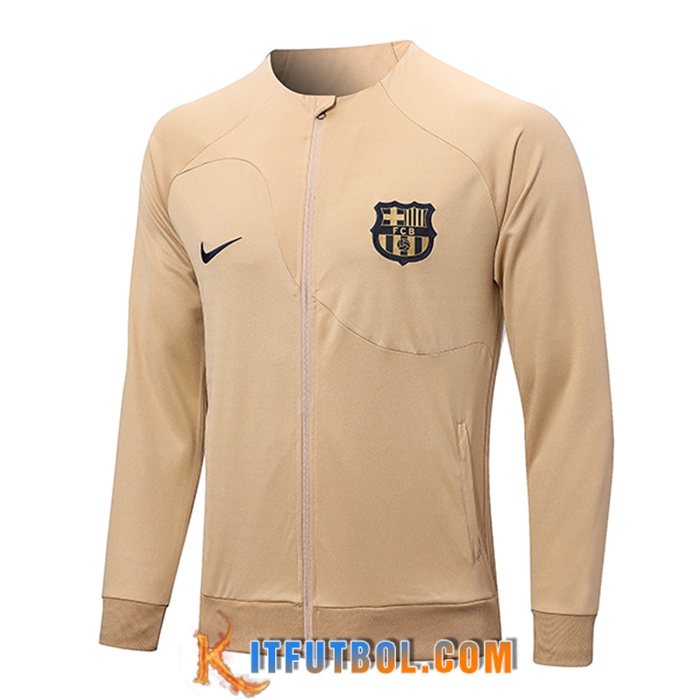 Chaquetas Futbol FC Barcelona Amarillo 2022/2023