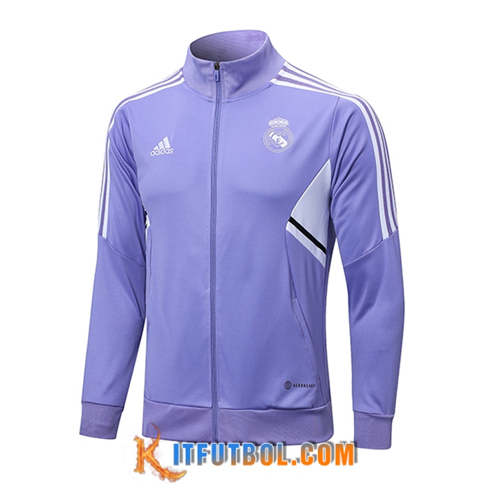 Chaquetas Futbol Real Madrid Violeta 2022/2023