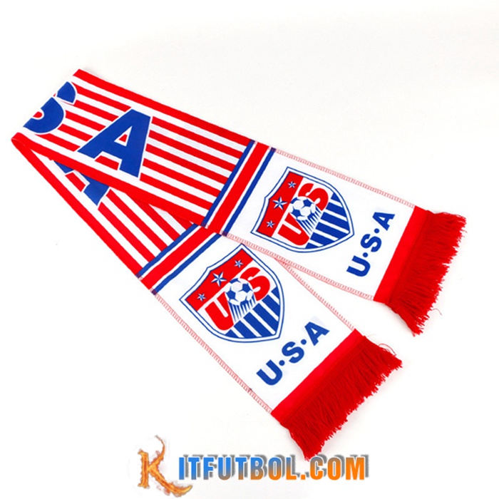 Nueva pañuelos Copa Del Mundo 2022 Estados Unidos Rojo/Blanco/Azul