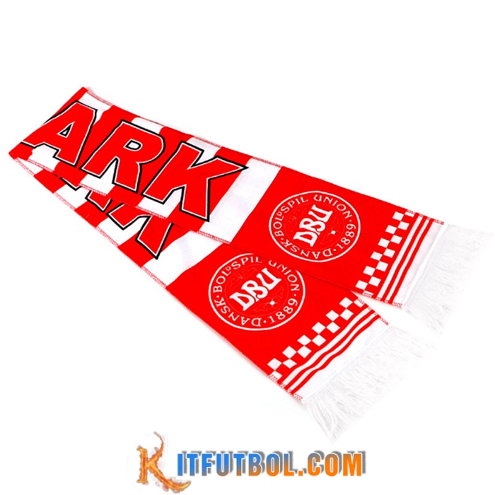 Nueva pañuelos Copa Del Mundo 2022 Dinamarca Rojo/Blanco