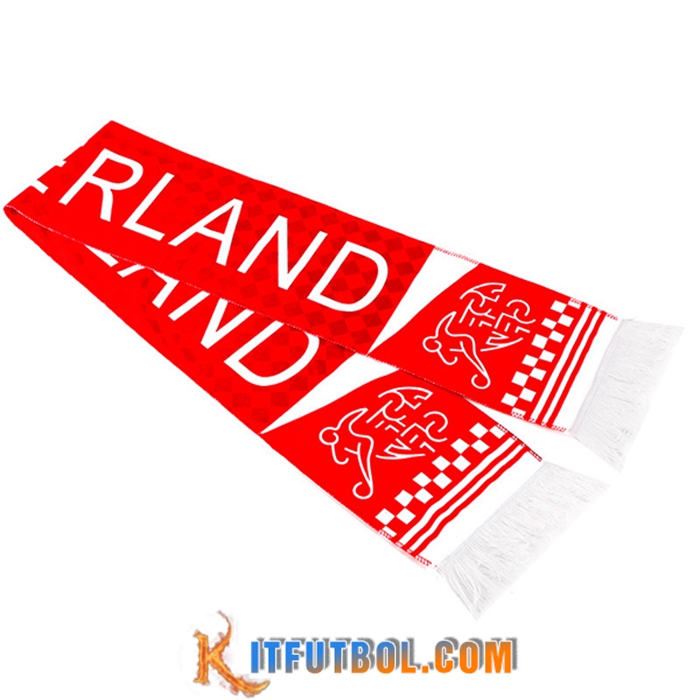 Nueva pañuelos Copa Del Mundo 2022 suiza Rojo/Blanco