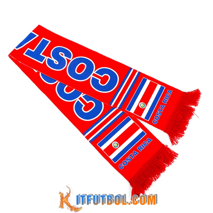 Nueva pañuelos Copa Del Mundo 2022 Costa Rica Rojo/Azul