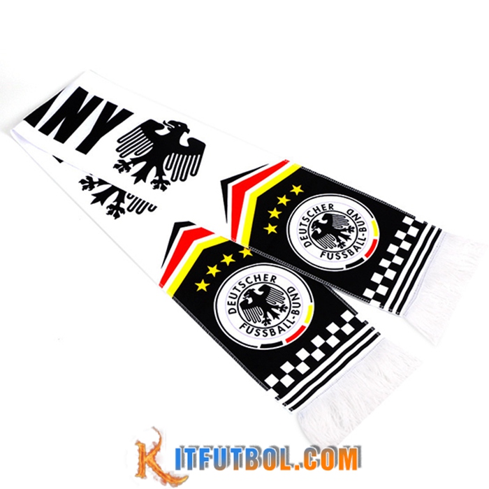 Nueva pañuelos Copa Del Mundo 2022 Allemagne Negro/Blanco